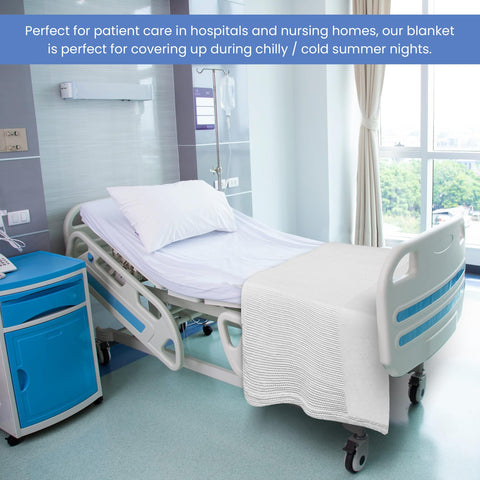 Linteum Textile Supply 2.5 lb blanket provides light yet cozy warmth.