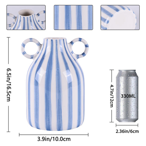 LINYTHER Nordic Boho small vase ideal for single stems.