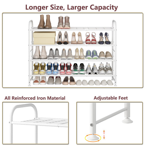 LINZINAR adjustable feet level the rack on uneven floors for secure placement.
