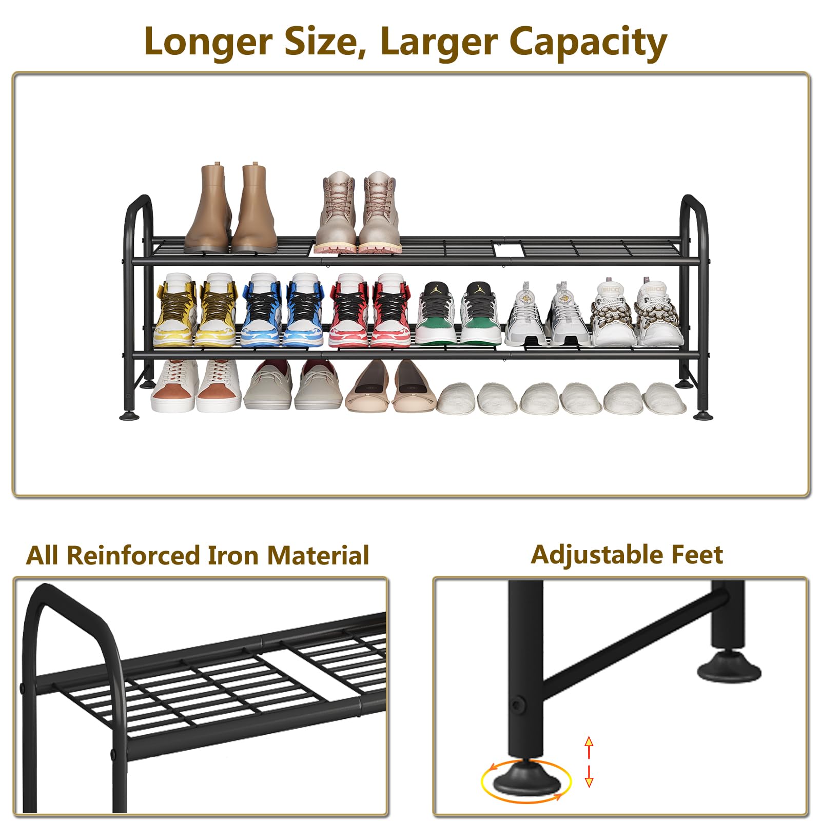 LINZINAR iron frame matte black finish highlights durable design