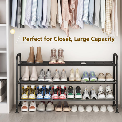 LINZINAR shoe rack with anti-rust finish for daily use