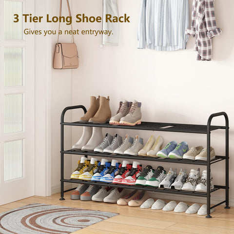 LINZINAR shoe rack showing easy assembly process