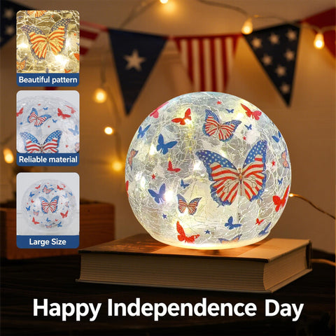 Liooty memorial day decor butterfly ball light adds cozy dining ambiance