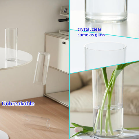 Liotww unbreakable vase reduces breakage risk in busy spaces.