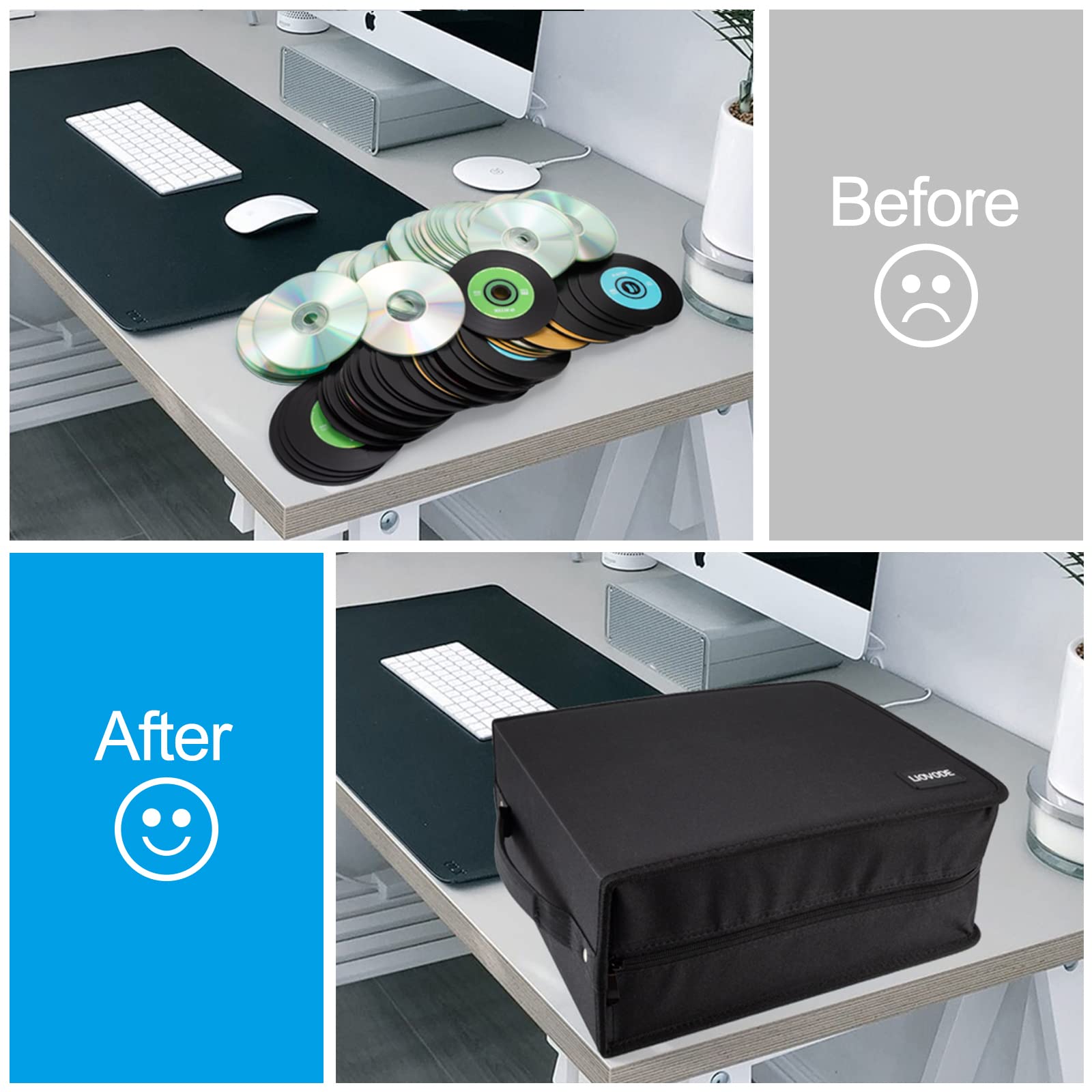LIOVODE lengthened zipper accommodates growing collections of various thickness.