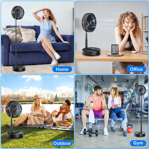 LIPETY travel-friendly fan for camping and trips