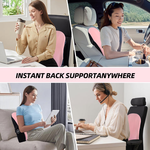 LIQUN pillow with adjustable strap stays securely in place