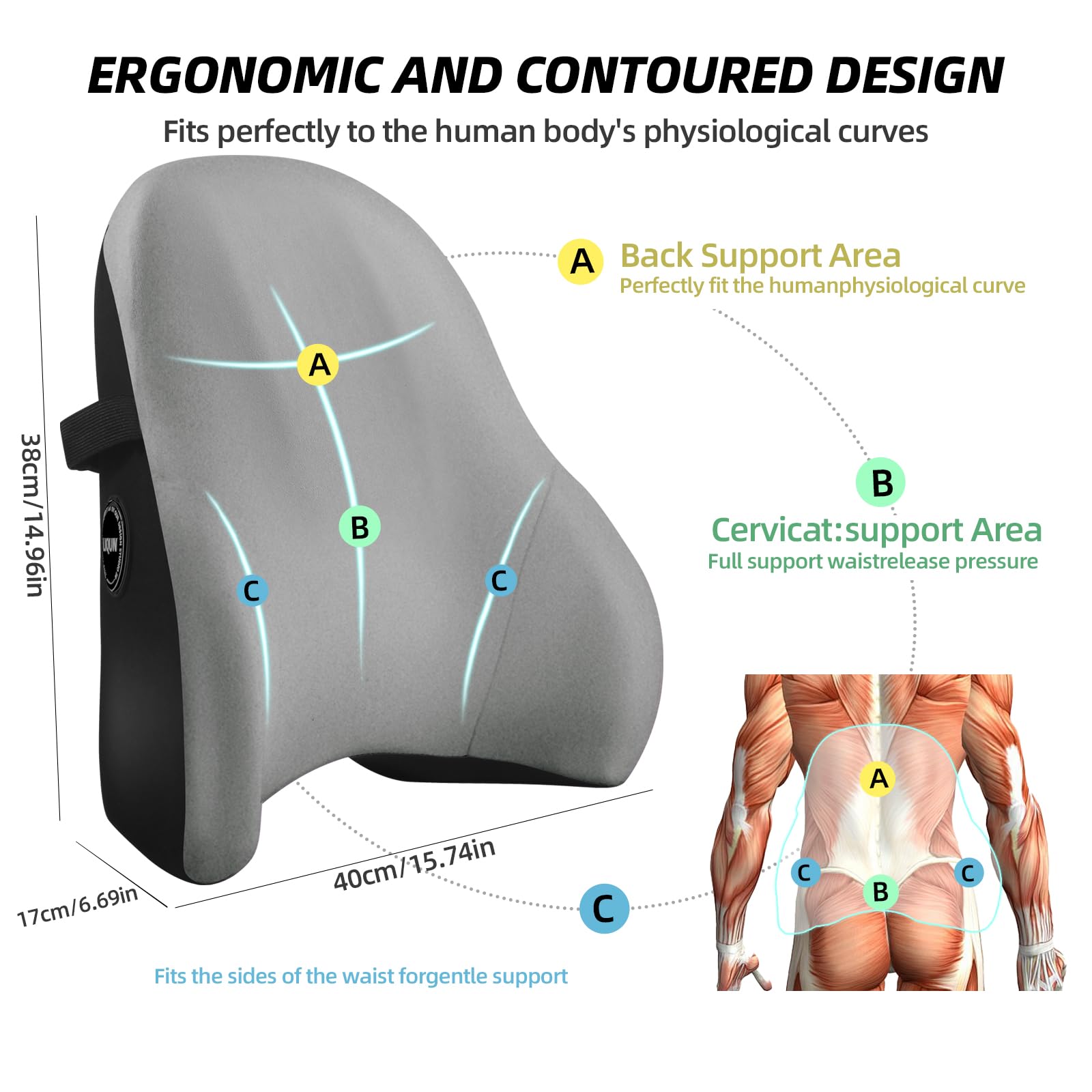LIQUN breathable mesh cover reduces heat and sweating