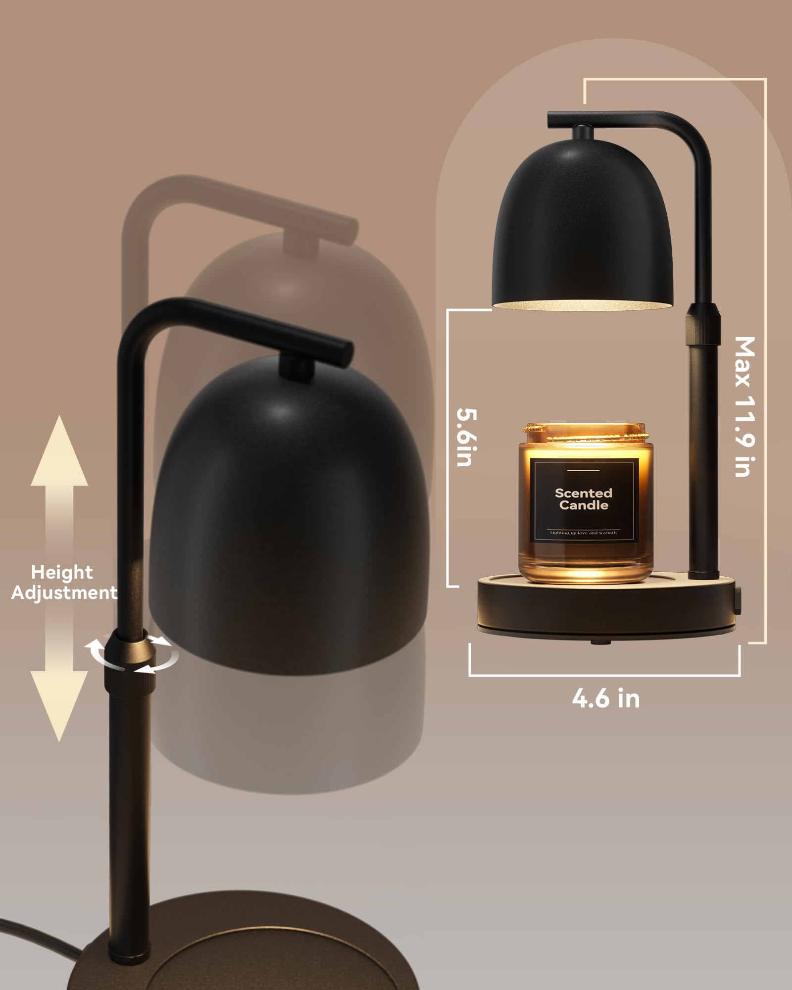 LISUNAR candle warmer lamp gift packaging shown as a thoughtful present.
