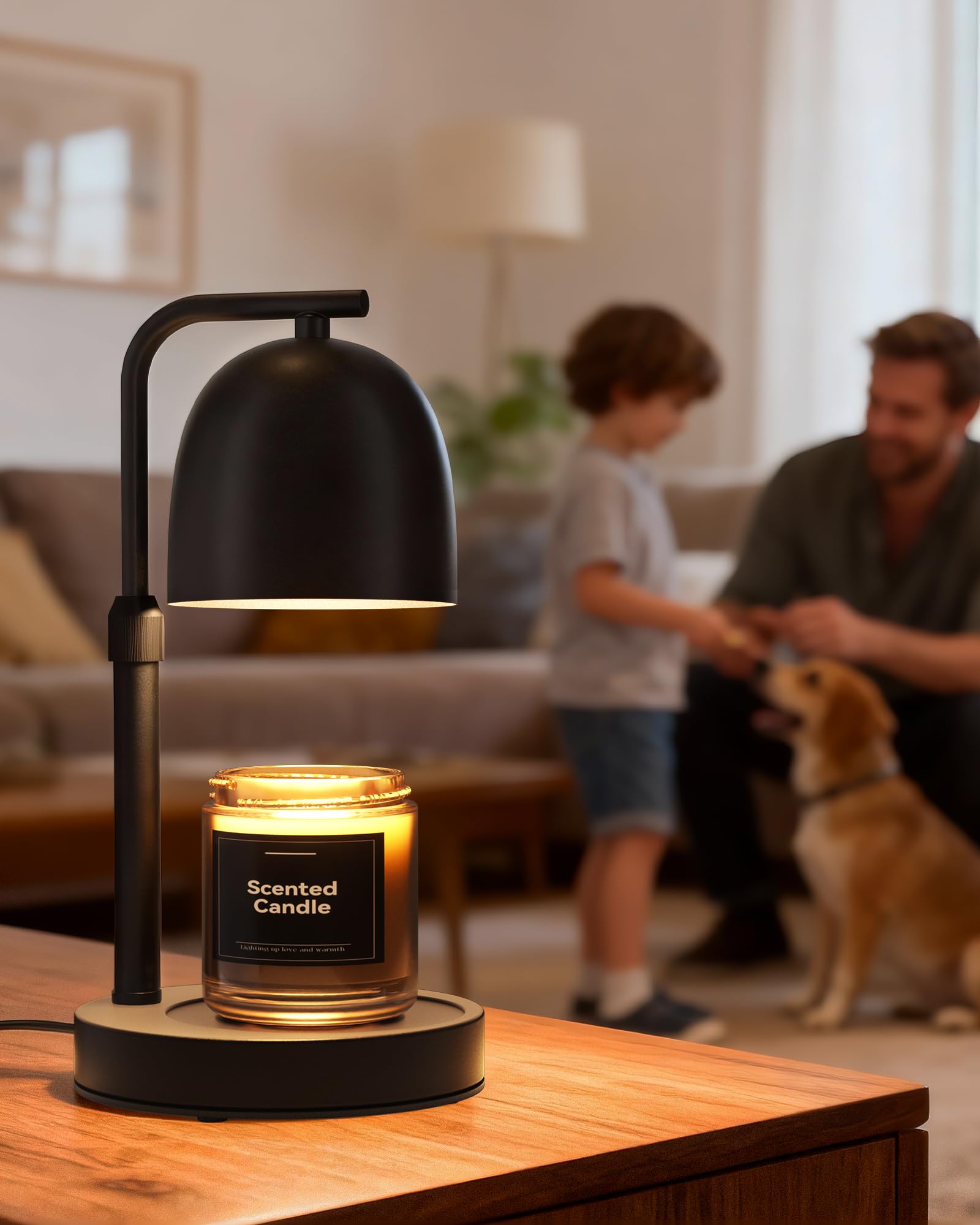 LISUNAR candle warmer lamp melting jar candles without flame for cleaner air.
