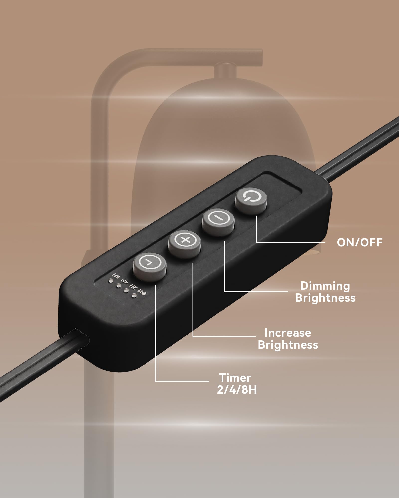 LISUNAR candle warmer lamp flameless operation for family-friendly relaxation.
