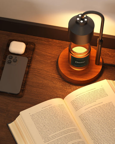 LISUNAR two 50W bulbs ensure even warmth for steady fragrance release.