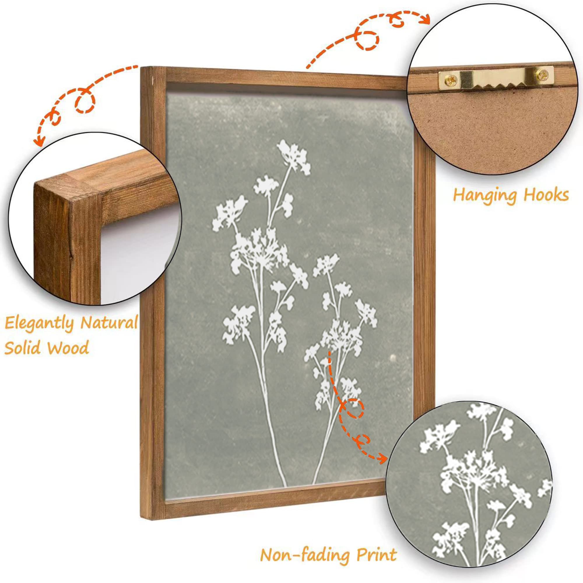 Liswit easy-hang farmhouse art for quick stylish updates
