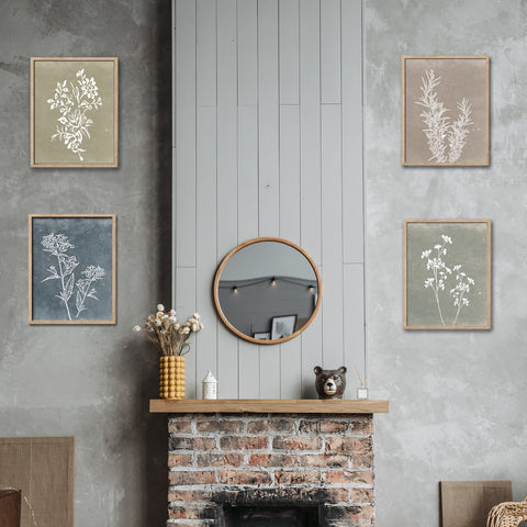 Liswit white gray floral patterns offering modern elegance in any room