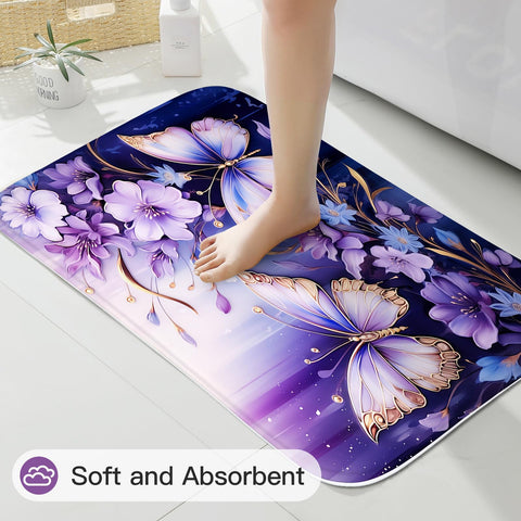Litabel bath mat close-up highlights plush texture and quick-dry performance