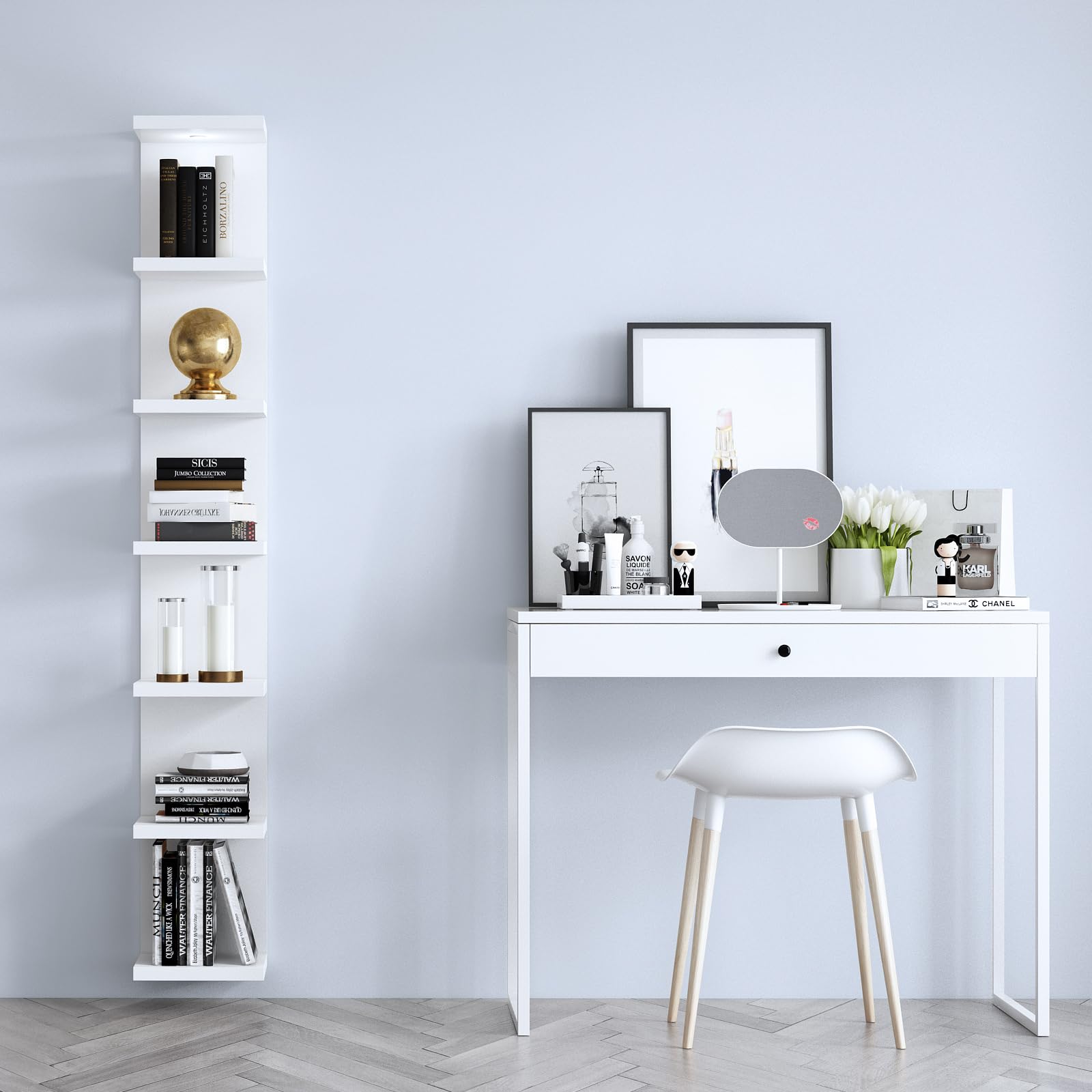 LitaEther LED remote control light brightens selected items with ambient glow
