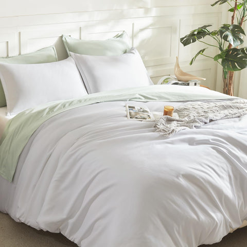 Litanika all-season bedding on a styled bed demonstrates versatile appeal.