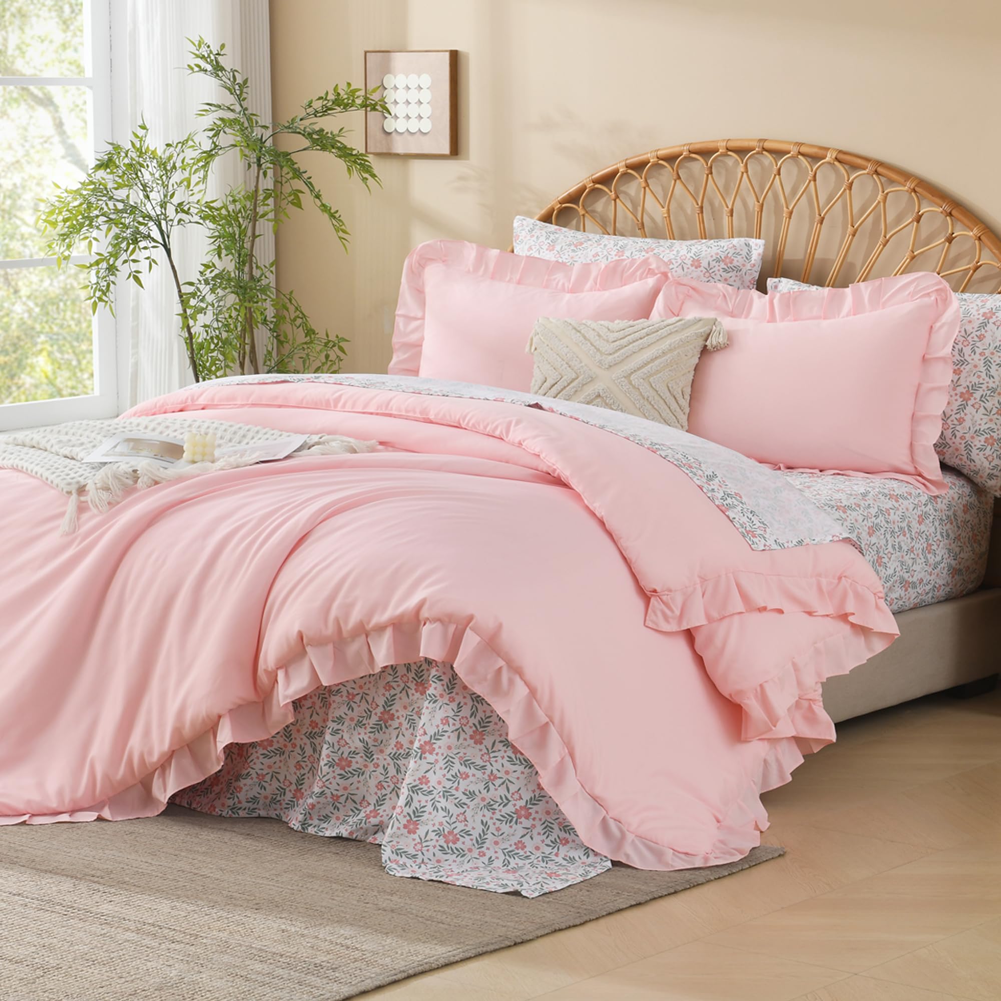 Litanika 7-piece bed-in-a-bag set arranged for quick bedroom refresh.