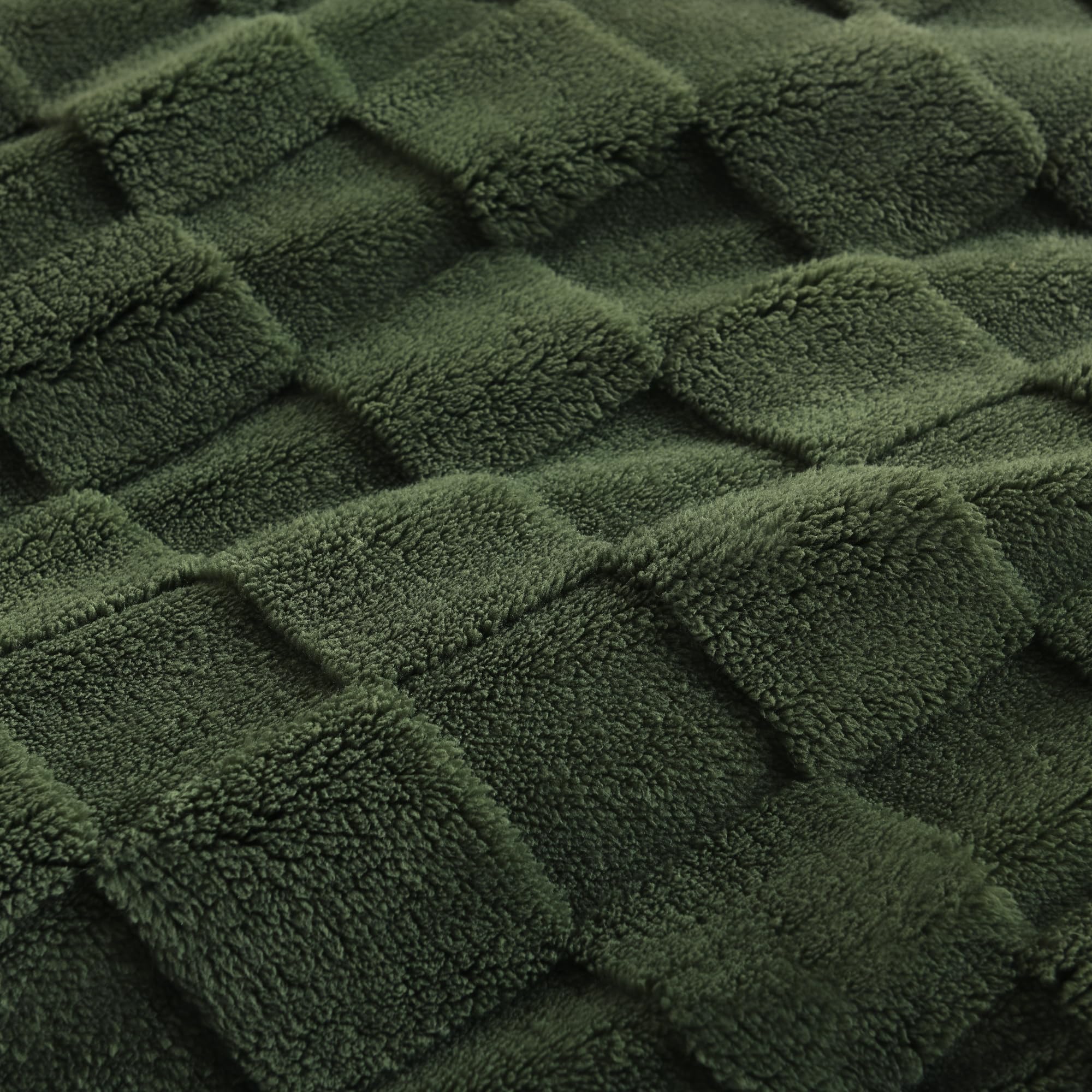 Litanika checkered jacquard pattern enhances bedroom decor and style