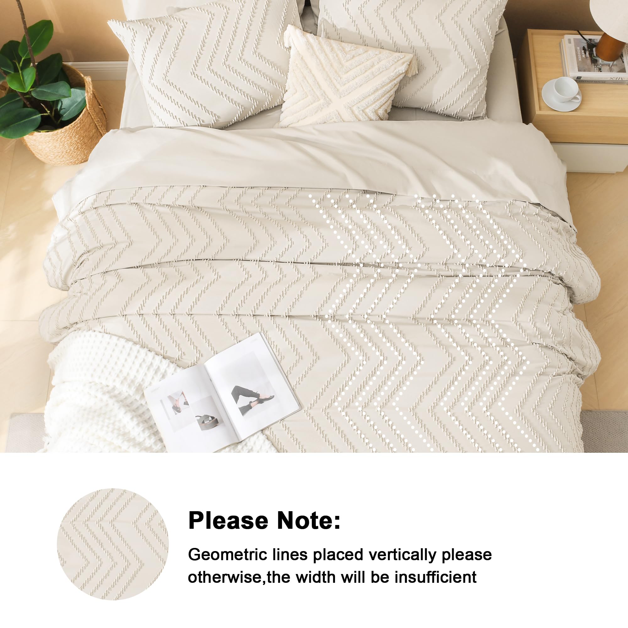 Litanika chenille embroidery stripes detail adds texture and dimension