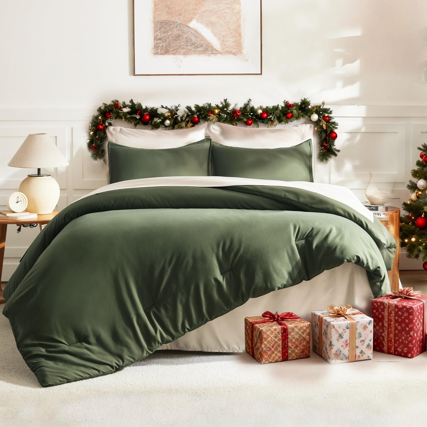 Litanika comforter stitching details emphasize durability and quality.