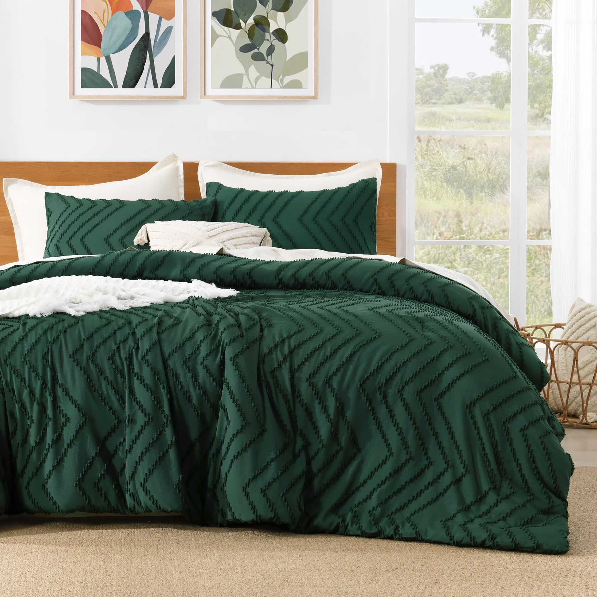 Litanika pillowcases included with set for a complete coordinated look.