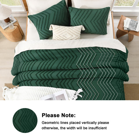 Litanika emerald king-size comforter with weightless fill delivers fluffy warmth.