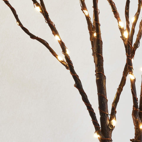 LITBLOOM lifelike brown bark willow branch enhances home Christmas decor