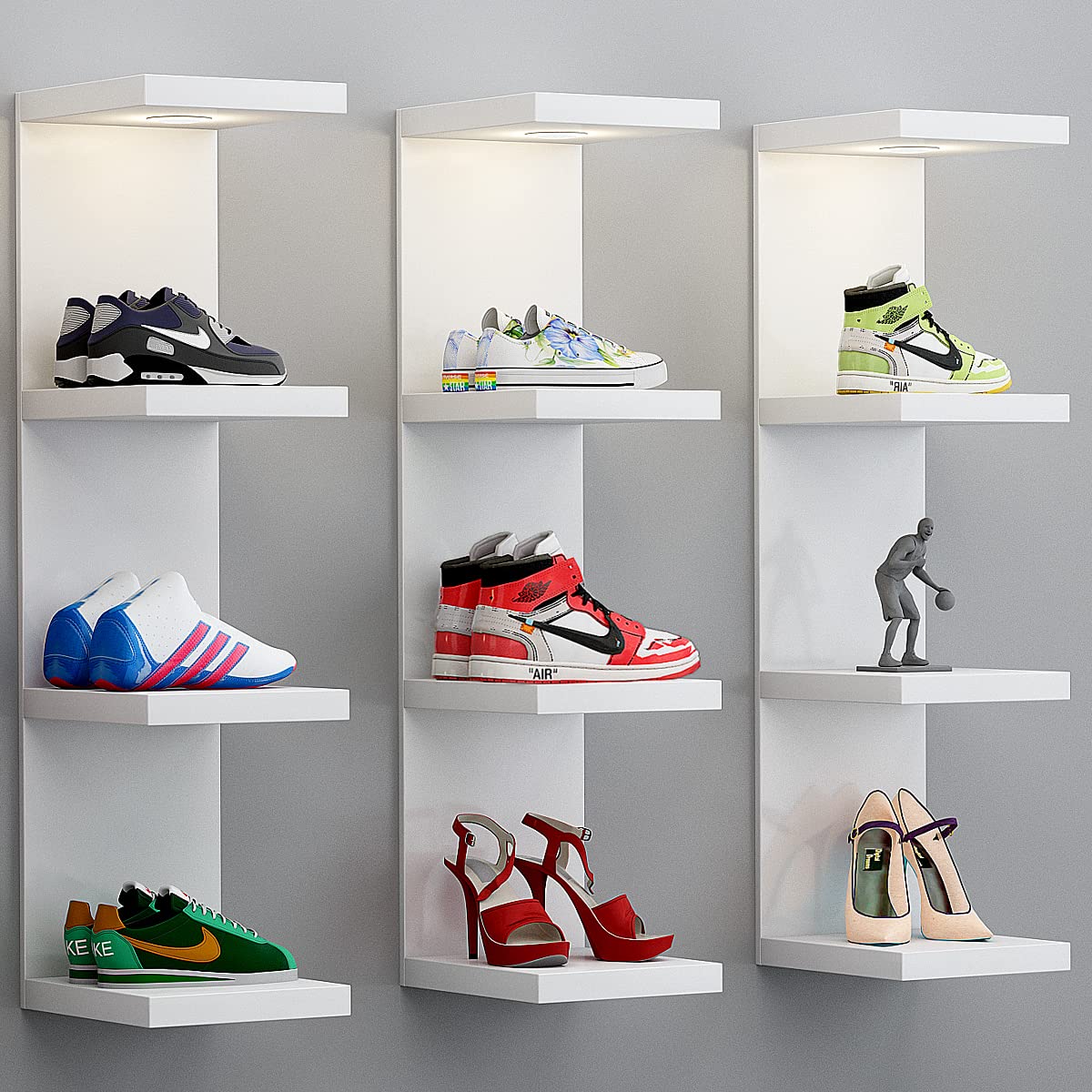 LitaEther vanity-display shelf for makeup organization and styling