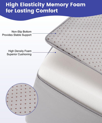 Litluxu U-shaped groove supports leg alignment during recovery.