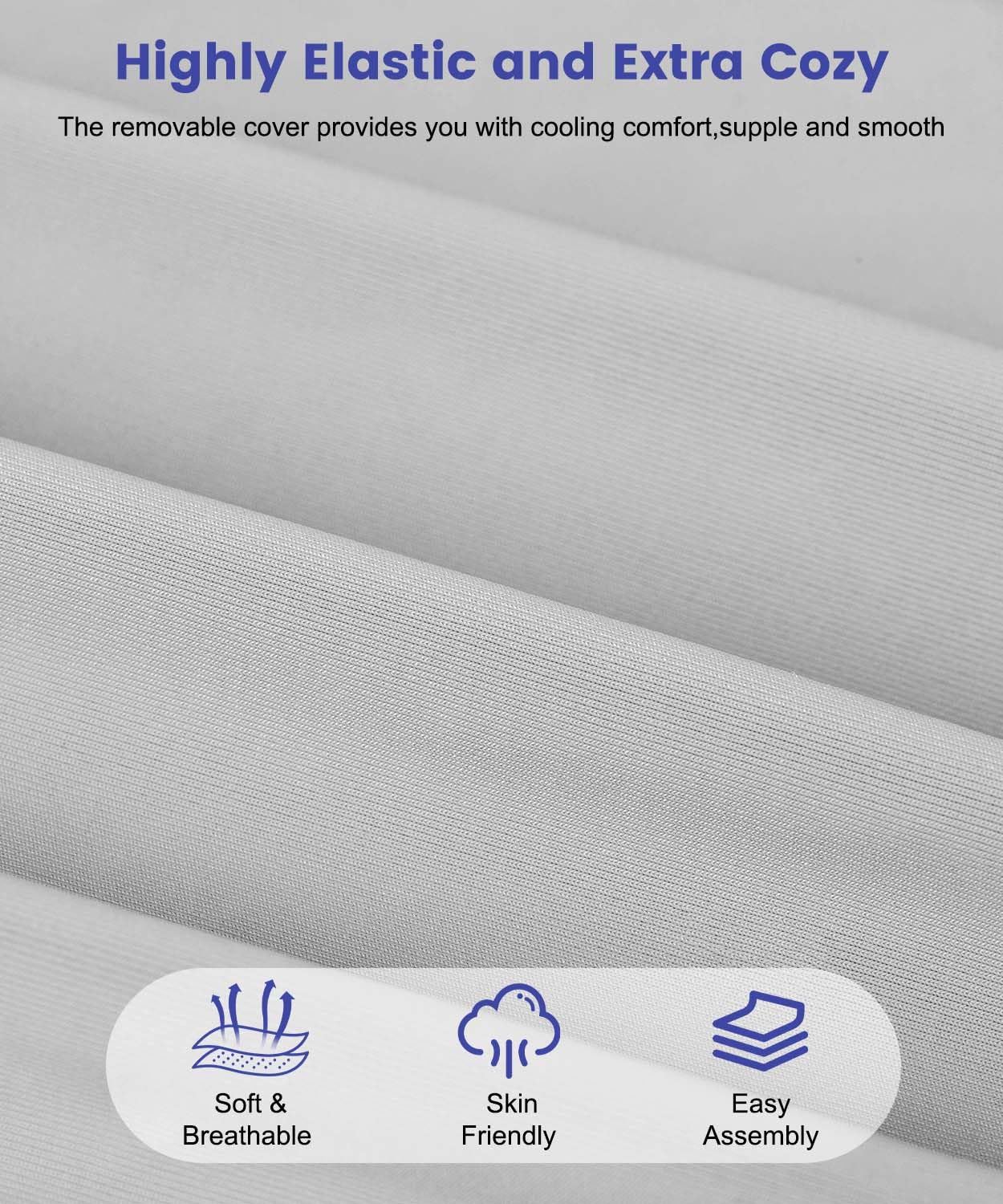 Litluxu foam-filled wedge aids comfortable positioning after hip, ankle, or fibula procedures.