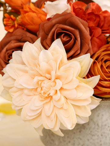 LITOYNAN artificial flower box set centerpiece garden aura for home decor