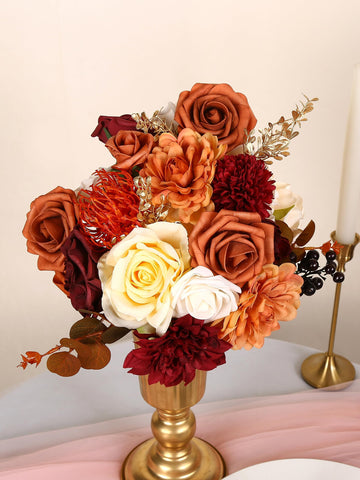 LITOYNAN bridal bouquet 9–10 inches with wired stems.