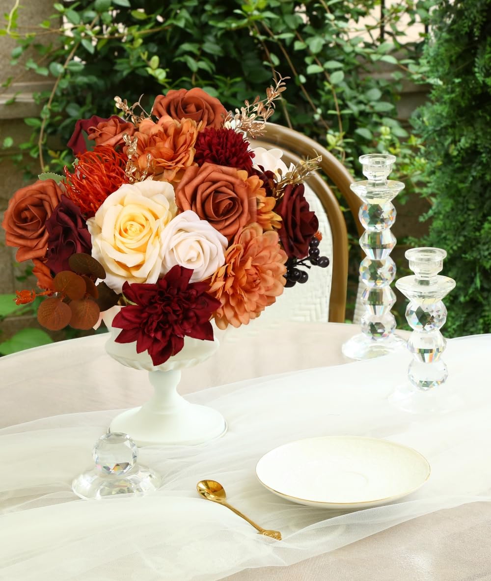LITOYNAN wedding centerpieces ideas kit for easy DIY floral design.