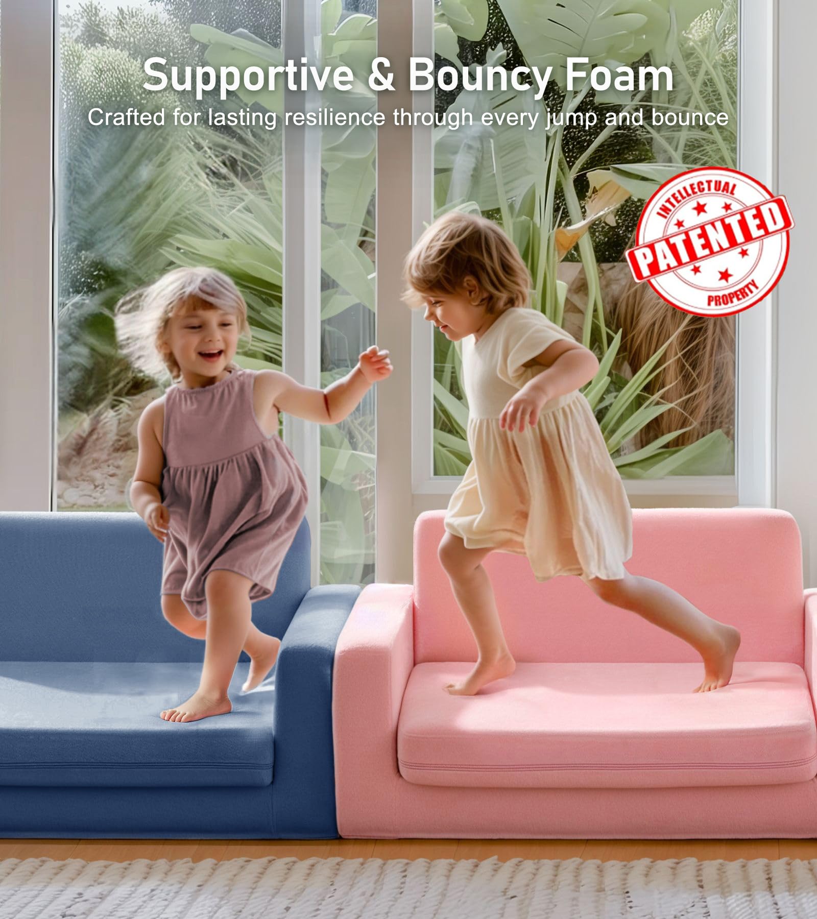 Little Dove 3-in-1 foam support delivers gentle resilience