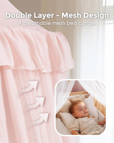 Little Dove double-layer design offers breathable shade and private play space