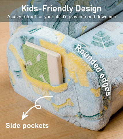 Little Dove lightweight kids sofa easy to move between rooms