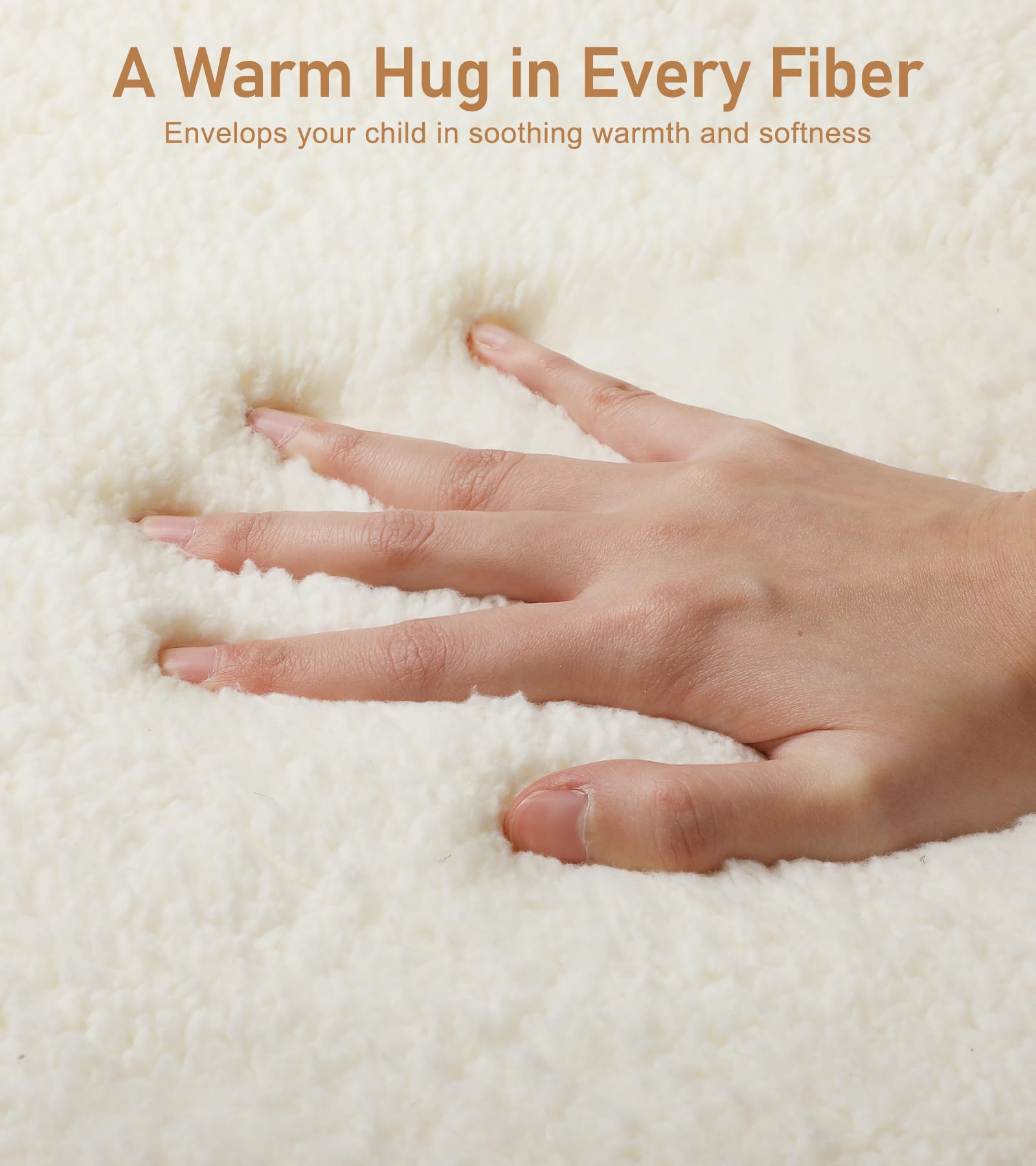 Little Dove removable cover is machine washable for easy cleanup