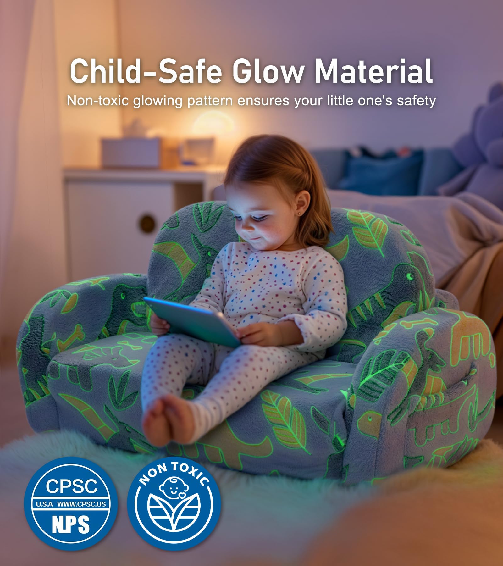 Little Dove removable machine-washable cover for easy cleaning