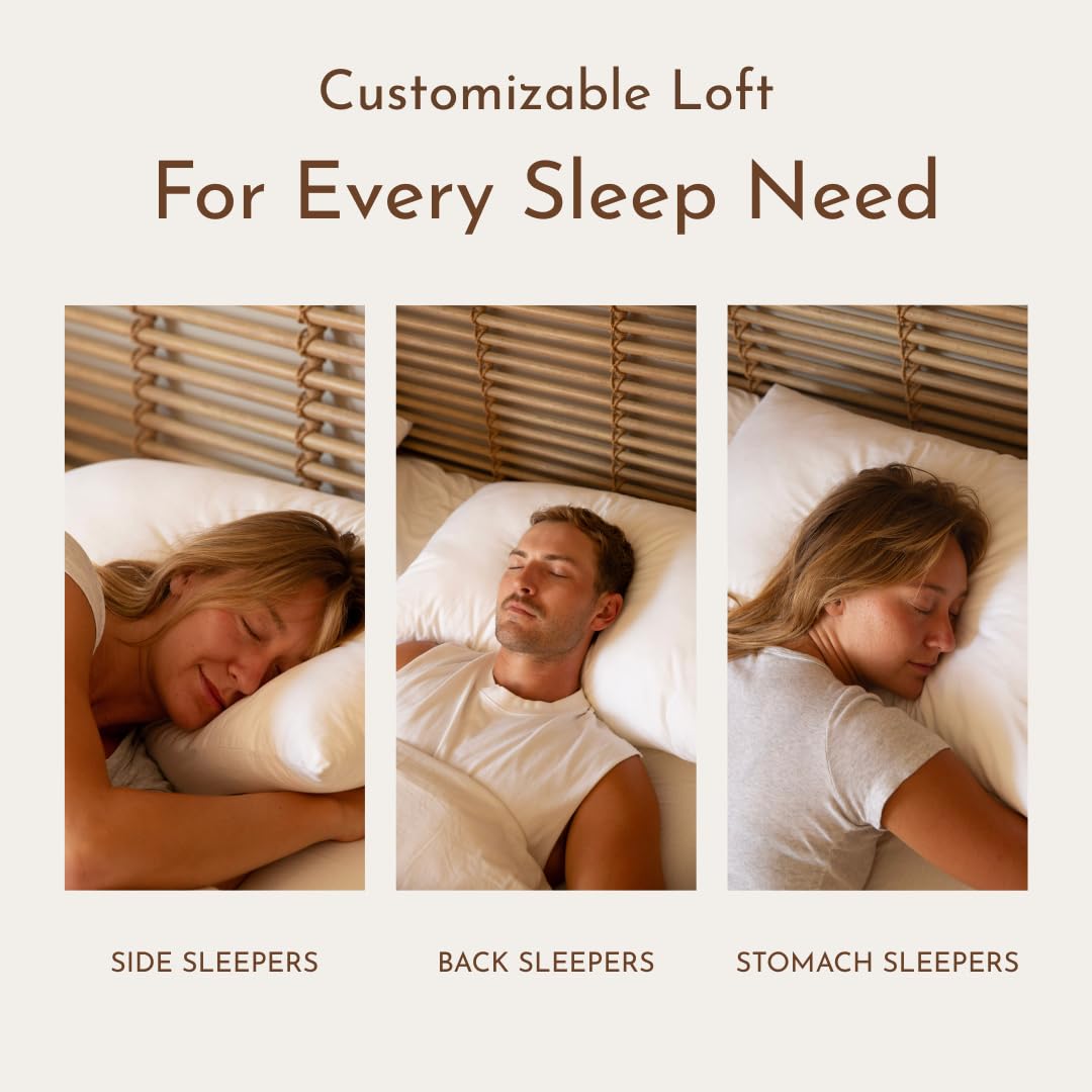 Little Sleepy Head hypoallergenic down-like fill mimics down for sensitive sleepers.