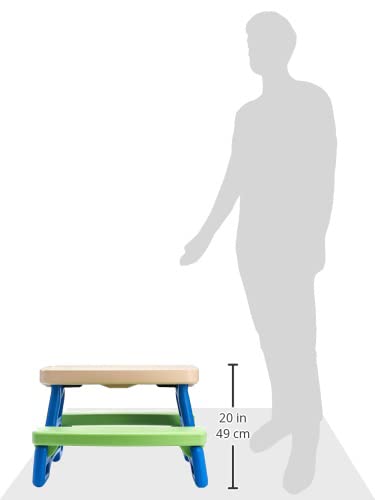 Little Tikes Easy Store Jr. Play Table in use by children for snacks and crafts