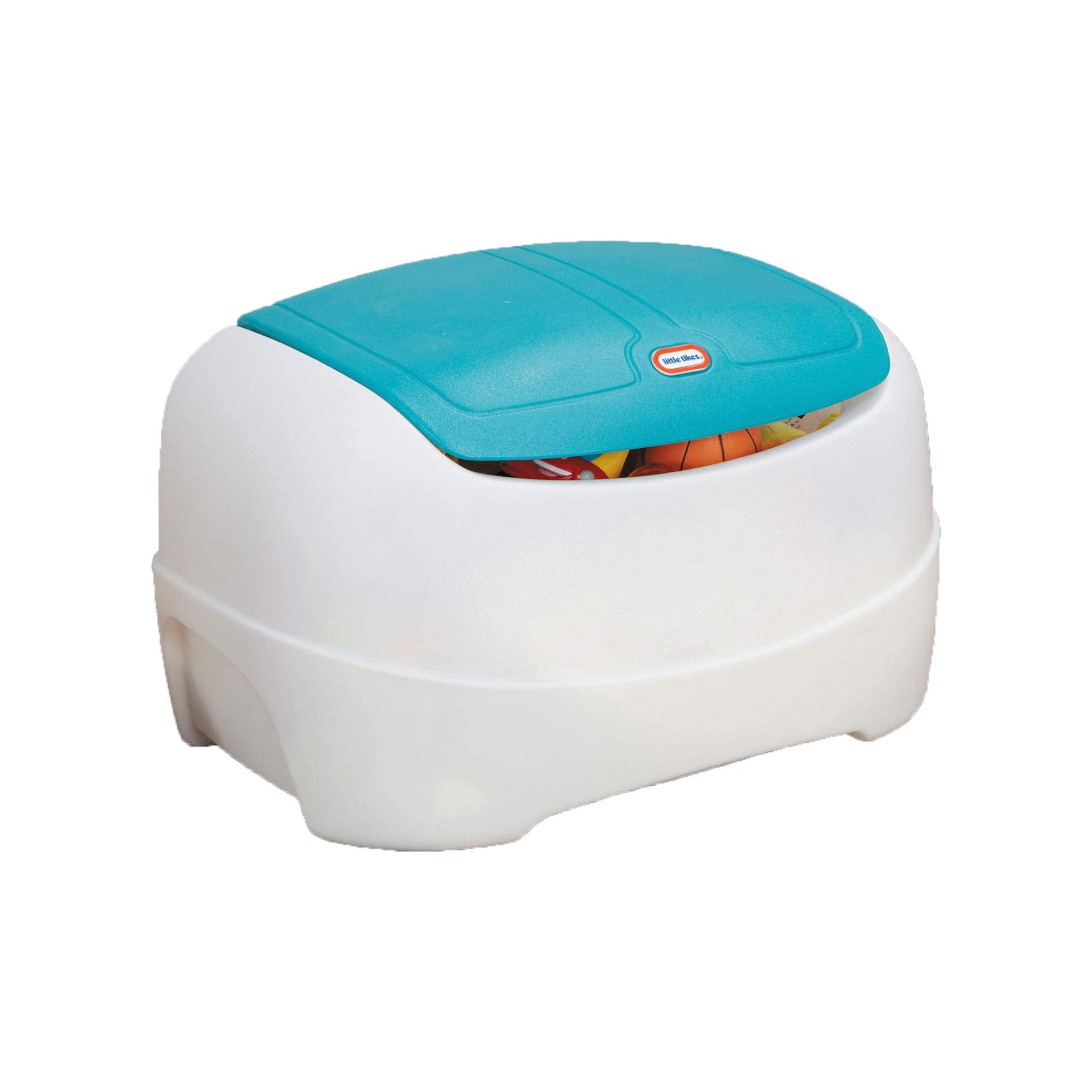 Little Tikes Play 'N Store toy chest in bright colors for a lively play space.