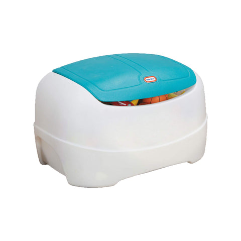 Little Tikes Play 'N Store toy chest in bright colors for a lively play space.