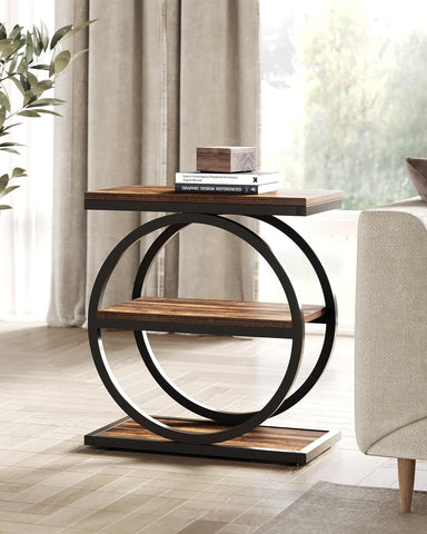 LITTLE TREE End Table keeps living room tidy with accessible storage and display.
