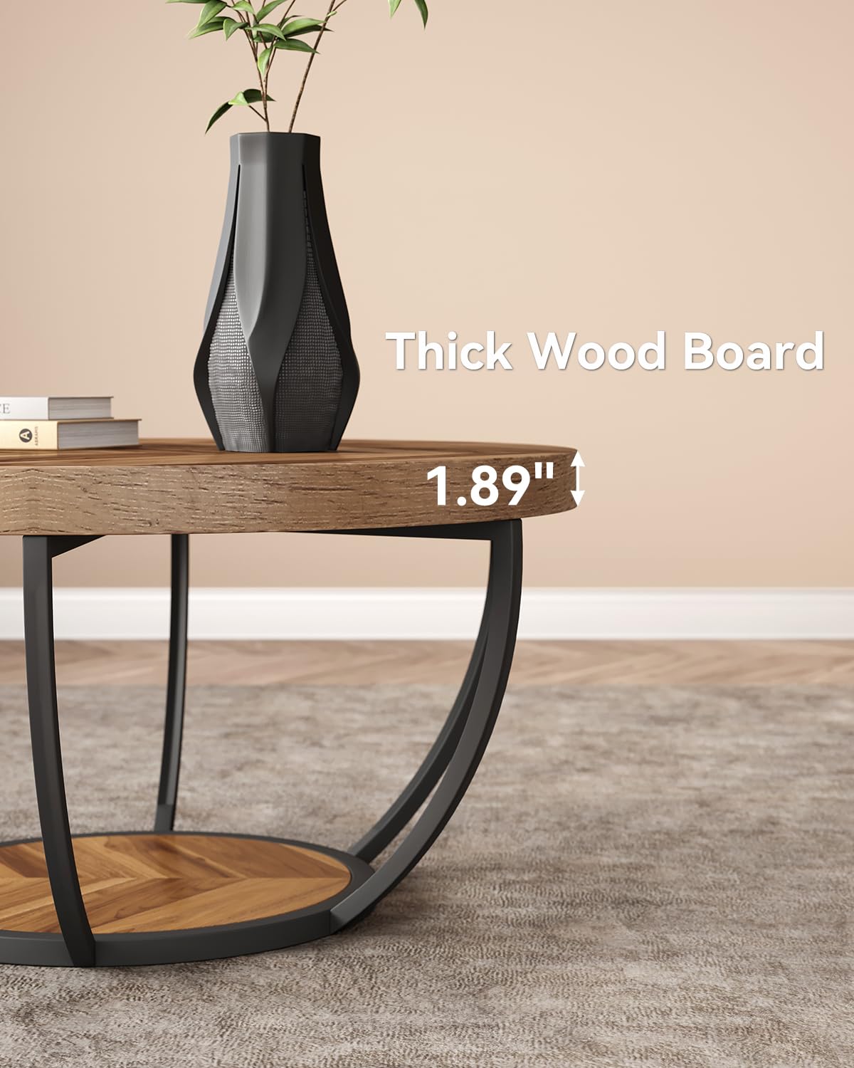 Little Tree table complements modern and industrial decor with a timeless silhouette.