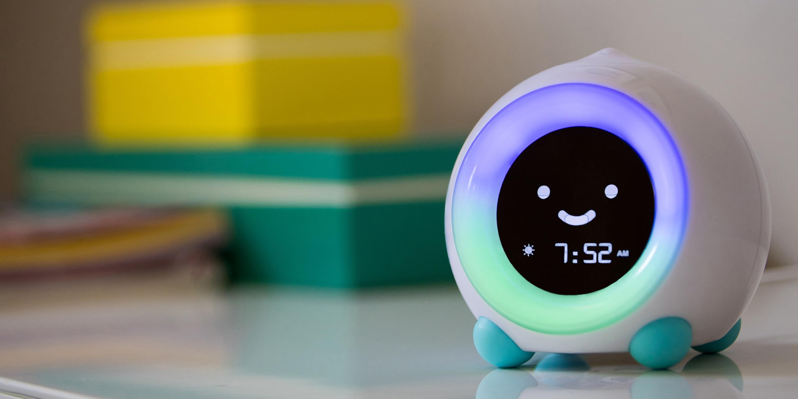 Arctic Blue design complements a kid's room and daily routines.