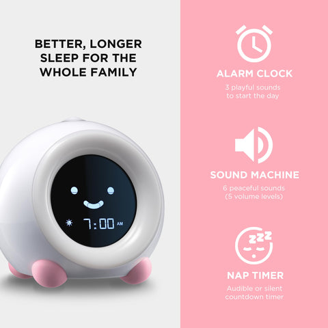 LittleHippo Mella ready-to-rise display guides naps and wake times.