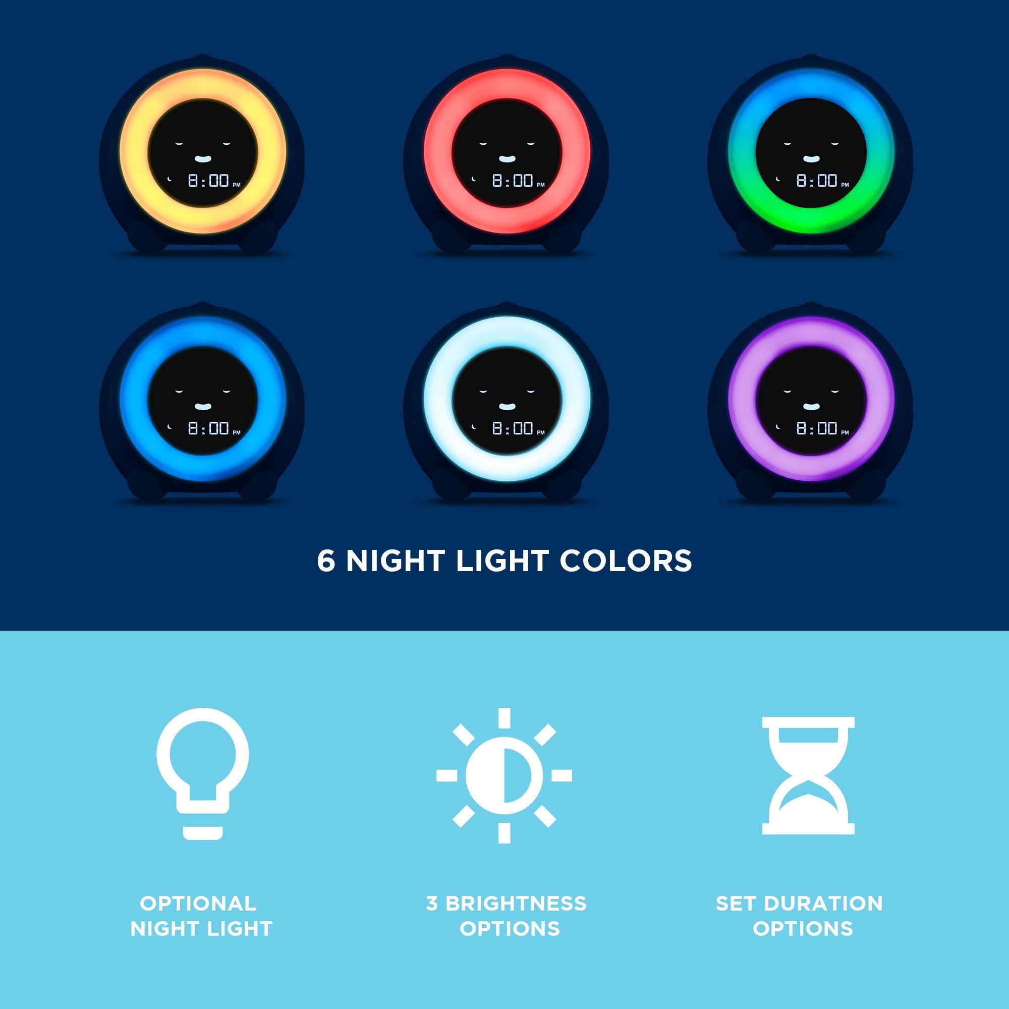 Mella offers three sleep sounds to ease the transition to sleep.