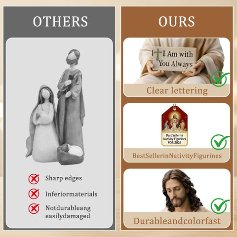 Lityso Jesus resin desk companion on car dashboard for a subtle reminder