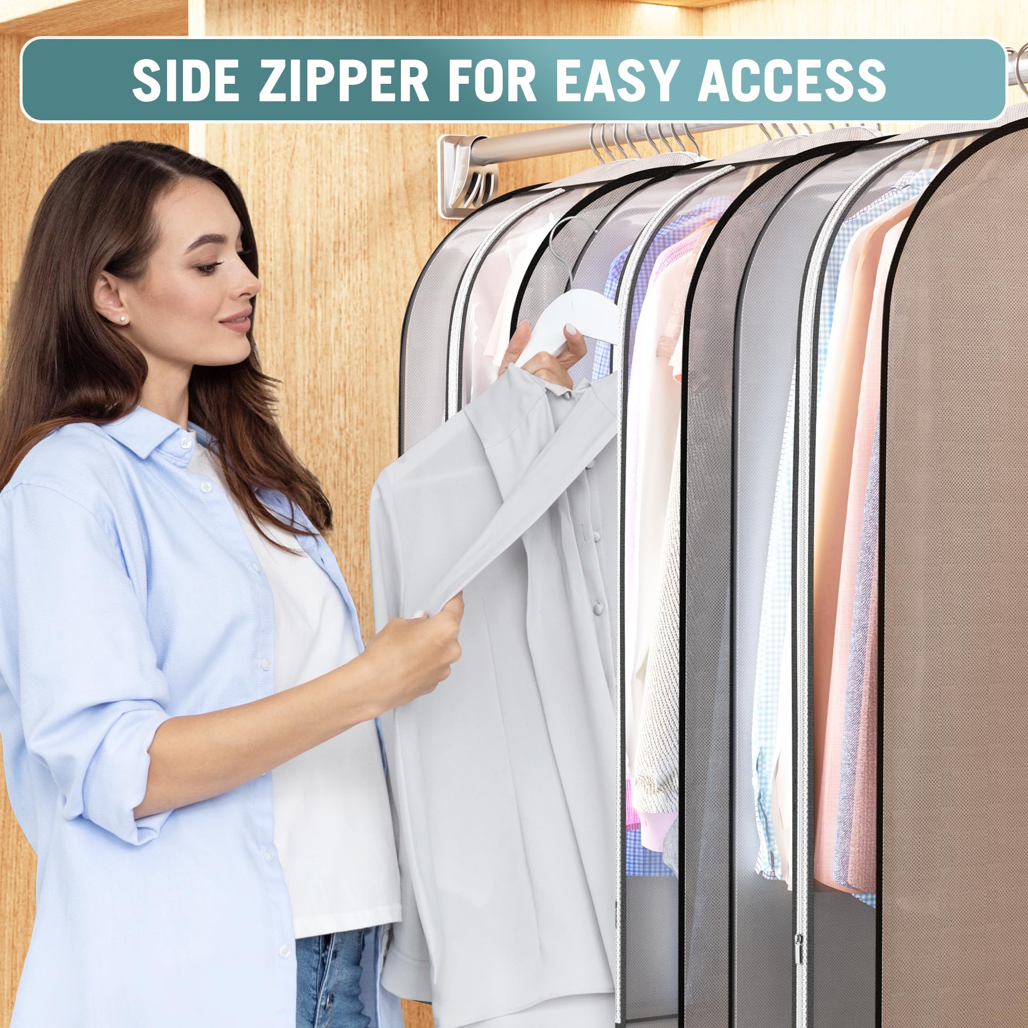Liuoud hanging-hole design reduces dust while keeping hangers accessible.